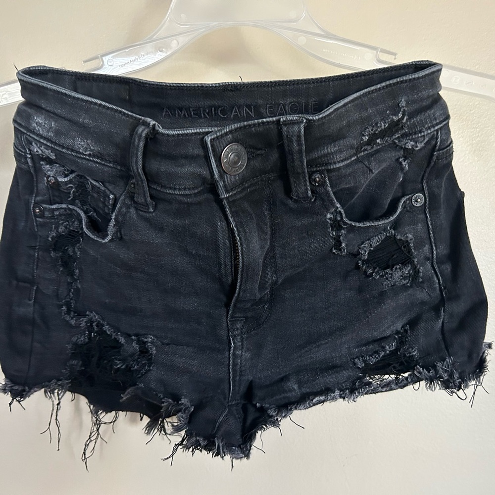 American Eagle Black Shorts